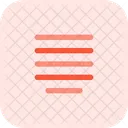 Justify Center Icon