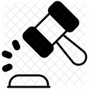 Gesetz Hammer Gerechtigkeit Gesetz Symbol