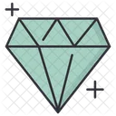 Juwel Diamant Klarer Code Symbol