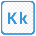 K Latin Letter Icon