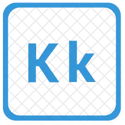 K alphabet  Icon
