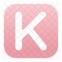 K Alphabet  Icon