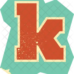 Buchstabe k  Symbol