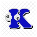 K Alphabet Letter Icon