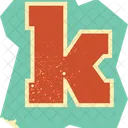 K Letter  Icon