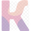 K Letter  Icon