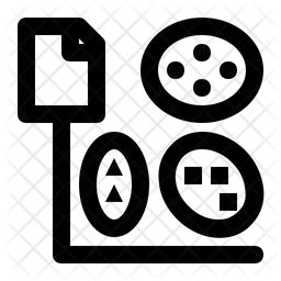 K Means Icon - Download in Line Style