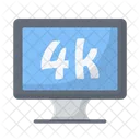 K Ultra High Definition Icon