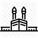 Kaaba La Mecque Mosquee Icône