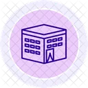 Kaaba Line Icon Icon