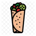 Kabab Roll Meat Icon