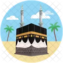 아랍어 이슬람 장소 카바 아이콘