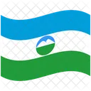 Bandeira Pais Cardino Balkaria Ícone