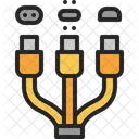 Kabel Multi Aufladen Symbol