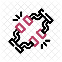 Defektes Kabel  Symbol
