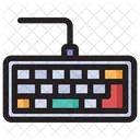 Kabelgebundene Tastatur Tastatur Computer Symbol