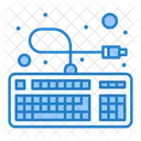 Kabelgebundene Tastatur Computertastatur Computerhardware Symbol