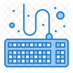 Kabelgebundene Tastatur  Symbol