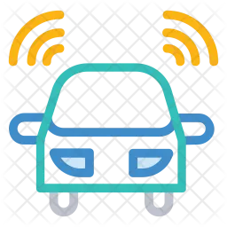 Drahtloses Auto  Symbol