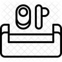 Kabellose Ohrhorer Kabellose Kopfhorer Kabellos Symbol
