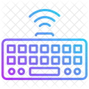 Kabellose Tastatur Symbol