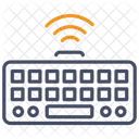 Kabellose Tastatur Symbol