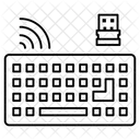Tastatur Drahtlose Tastatur Computerhardware Symbol