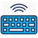 Tastatur Kabellos WLAN Symbol