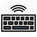 Kabellose Tastatur Tastatur Computer Symbol