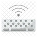 Kabellose Tastatur WLAN Tastatur Tastatur Symbol