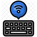 Kabellose Tastatur Tastatur Peripheriegerat Symbol