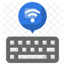 Kabellose Tastatur Tastatur Peripheriegerat Symbol