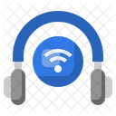 Kabelloser Kopfhorer Kopfhorer WLAN Icon