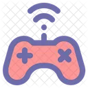 Kabelloses Gamepad Joystick Spiel Symbol