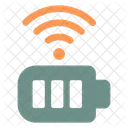 Kabelloses Laden WLAN Io T Symbol