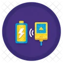 Drahtlose Energie Icon