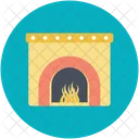 Hutte Feuer Hitze Icon