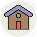 Hutte Ferienhaus Zuhause Symbol