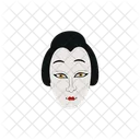 Kabuki Vector Ilustracion Icono