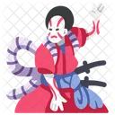 Ikabuki Kabuki Viejo Icono