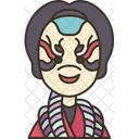 Kabuki Drama Actuacion Icono