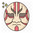 Kabuki Mask Kabuki Face Mask Icône