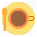 Kaffee Draufsicht Kaffee Kaffeetasse Symbol