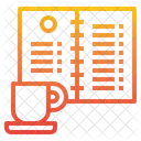 Menu Mahlzeit Kaffee Symbol