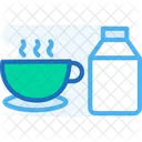 Kaffee mit Milch  Symbol