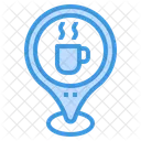 Kaffee-Standort  Symbol