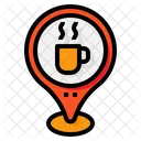 Kaffee-Standort  Symbol