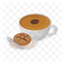 Kaffee und Kekse  Symbol