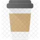 Takeaway Kaffee Zu Icon