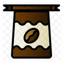 Kaffeebohnenbeutel  Symbol